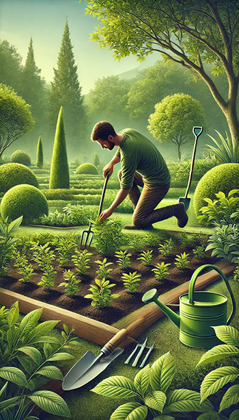 sadzenie roślin ogrodowych Ząbki